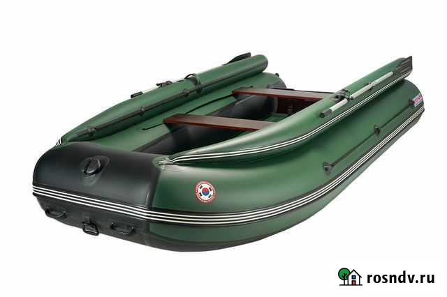 Моторная лодка mishimo family lite 370 зеленая Екатеринбург - изображение 1