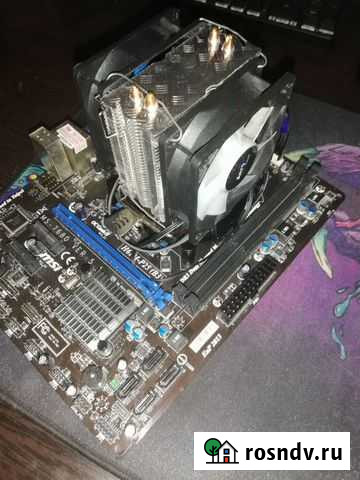 Материнка 1155 с процессором Лиски - изображение 1