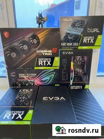 Не LHR карты (nvidia 3060, 3060TI, 3070, 3080) Иваново - изображение 1