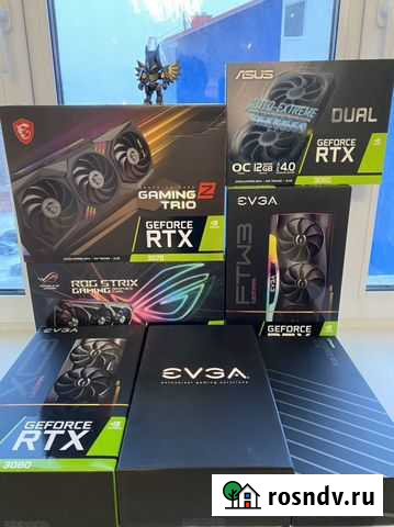 Не LHR карты (nvidia 3060, 3060TI, 3070, 3080) Иваново - изображение 1