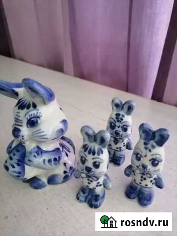 Коллекционные фигурки гжель Прокопьевск - изображение 1