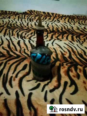 Старинная бутыль обёрнутая змеёй Мурино - изображение 1