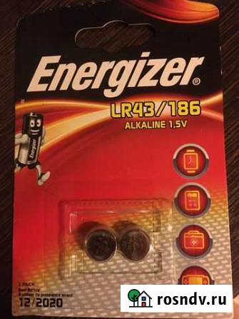 Батарейки Energizer LR43/186 Нижний Новгород - изображение 1