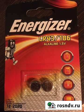 Батарейки Energizer LR43/186 Нижний Новгород - изображение 1