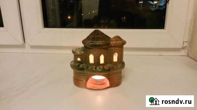 Керамическая Аромалампа Замок. Ручная работа Ярославль - изображение 1