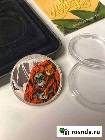 Серебряная монета mother love. Серебро 2014 года Самара - изображение 1