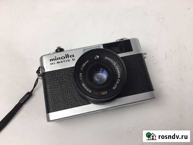 Minolta Hi-Matic G Rokkor 38mm f/2.8 Ростов-на-Дону - изображение 1