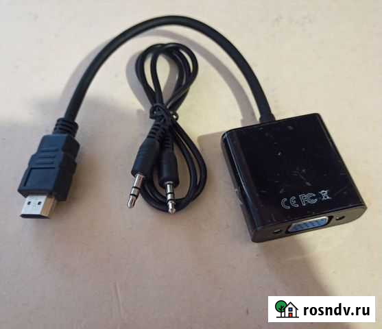 Переходник hdmi vga со звуком Стерлитамак - изображение 1