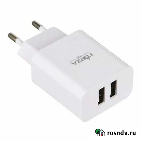 Зарядное устройство forza Plus 2 USB, 2А Барабинск - изображение 1