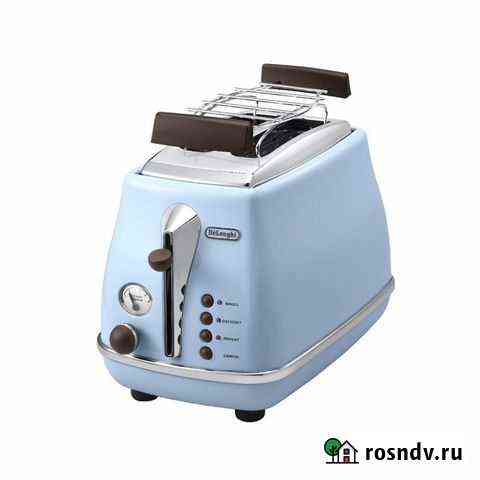 Тостер DeLonghi ctov 2103 AZ голубой Петропавловск-Камчатский