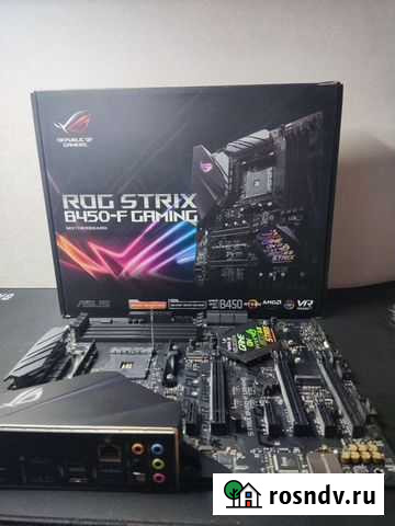 Asus ROG strix B450-F gaming am4 Туапсе - изображение 1