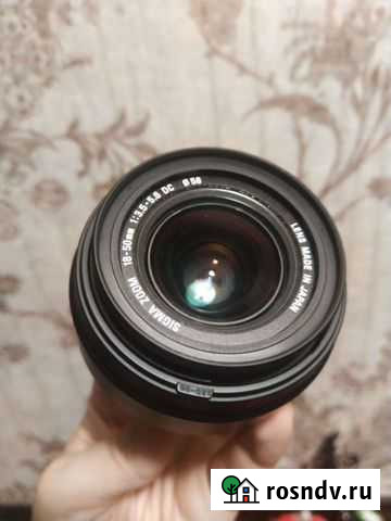 Объектив Sigma 18-50 3.5-5.6 Калуга - изображение 1