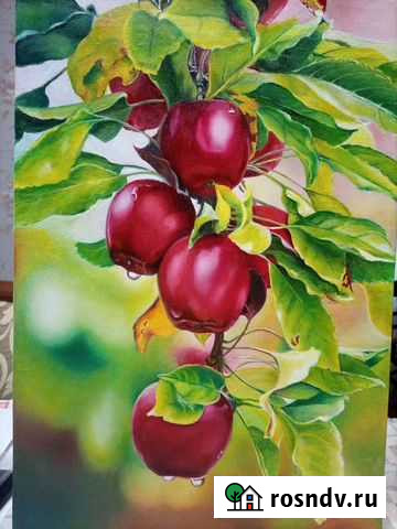 Картина маслом на холсте 35х50 Бор - изображение 1