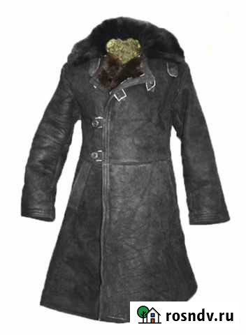 Армейская Бекеша Полушубок Овчинный Чёрный Мурманск - изображение 1