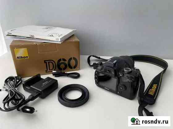 Зеркальный фотоаппарат nikon d60 Ростов-на-Дону