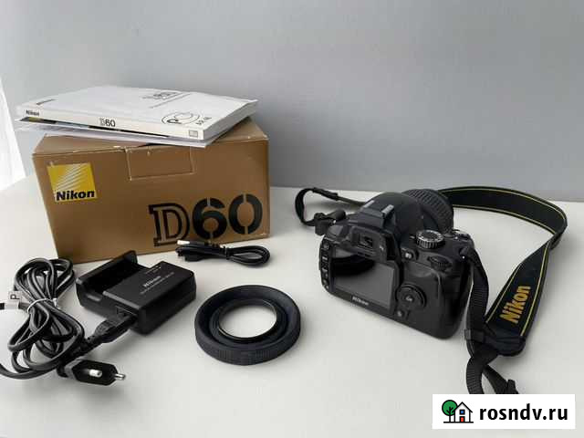 Зеркальный фотоаппарат nikon d60 Ростов-на-Дону - изображение 1