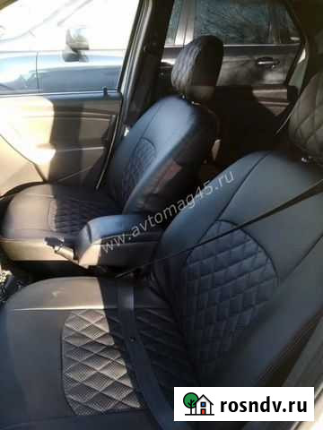 Авточехлы Renault Duster экокожа ромб Курган - изображение 1