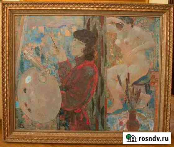 Картина Пустошкин В.Ю.Художник и Модель2006 Саратов