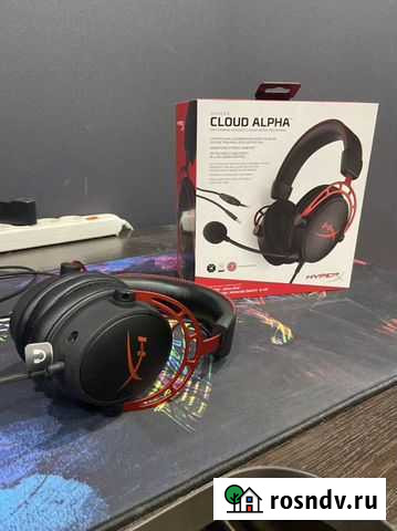 Игровые наушники hyperx cloud alpha Ижевск - изображение 1