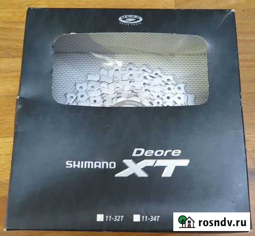 Кассета Shimano XT CS-M770 9 скоростей 11-32 Таганрог - изображение 1