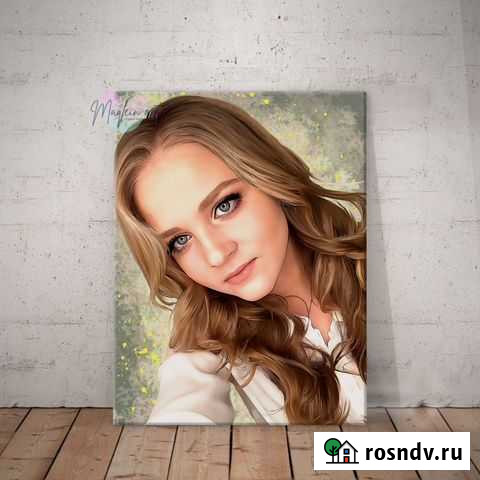 Портрет по фото на холсте. Печать фото на холсте Тында - изображение 1