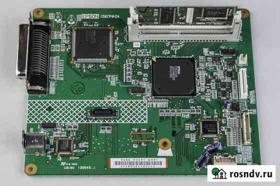 Главная плата Epson C1100 c567main с планкой памят Казань