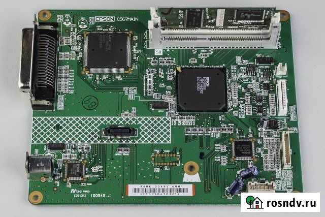 Главная плата Epson C1100 c567main с планкой памят Казань - изображение 1