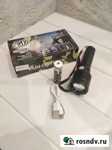 Фонарик светодиодный аккумуляторный Красногорск - изображение 1