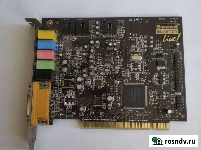 Звуковая карта Creative Sound Blaster live Санкт-Петербург - изображение 1