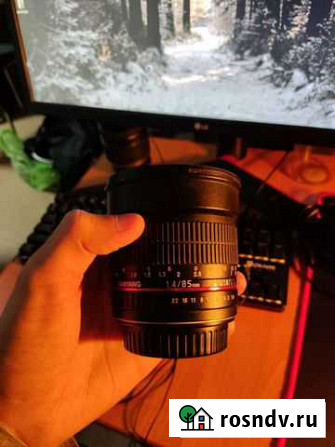 Объектив Samyang 85mm f/1.4 Canon EF Тюмень - изображение 1