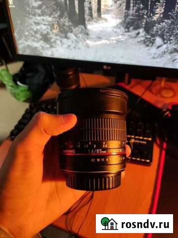 Объектив Samyang 85mm f/1.4 Canon EF Тюмень - изображение 1
