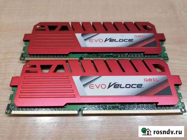 Geil Evo Veloce 8 GB(2x4GB) DDR3 PC3-10600 1333 MH Красноярск - изображение 1