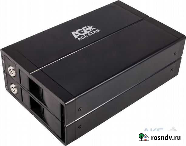 Внешний жесткий диск под 2 hdd. 3.5, 160 гб Новомичуринск - изображение 1