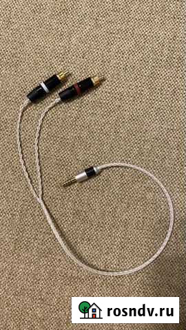 Аудио кабель балансный Jack 4,4 / 2RCA Нижний Тагил - изображение 1