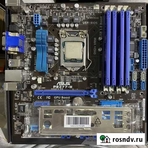 Asus P8Z77-M/i7-3770/8Gb DDR3 Hyper X/кулер Монино - изображение 1