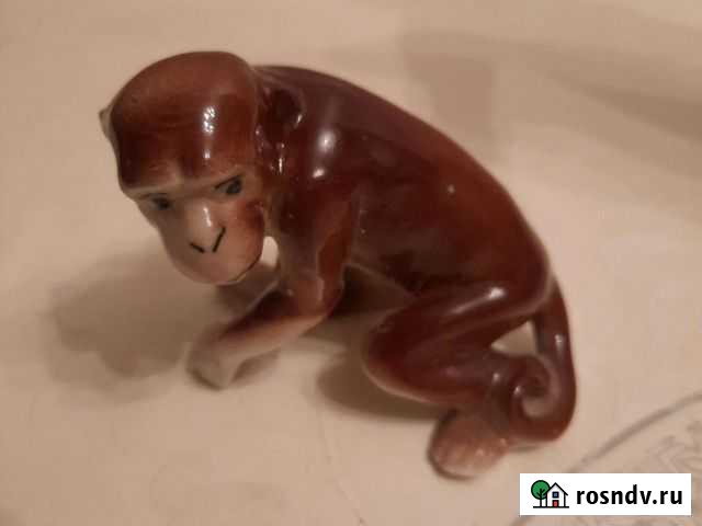 Статуэтка обезьяна,винтаж Яблоновский - изображение 1