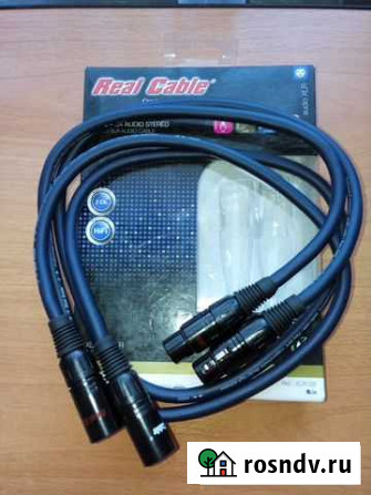 Кабель межблочный Real Cable XLR 128 1m Краснодар - изображение 1