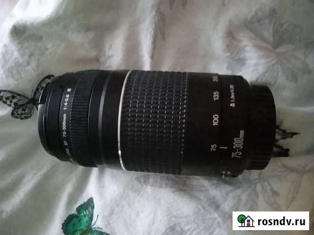 Объектив canon 75-300 Димитровград - изображение 1