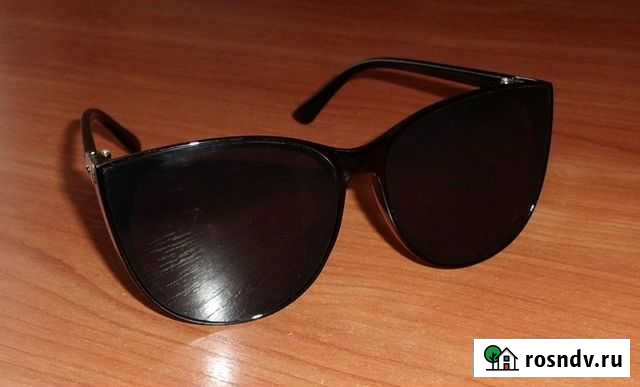 Очки солнцезащитные женские черный пластик Керчь - изображение 1