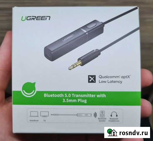 Bluetooth Трансмиттер - передатчик 3,5mm Ugreen CM Магадан - изображение 1