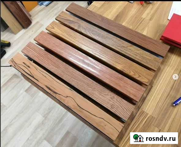 Подвесной реечный потолок кубота цвет: дерево Благовещенск - изображение 1