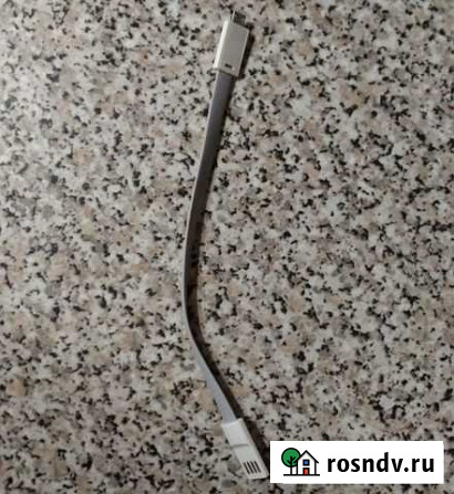 Кабель USB - microUSB плоский Самара - изображение 1