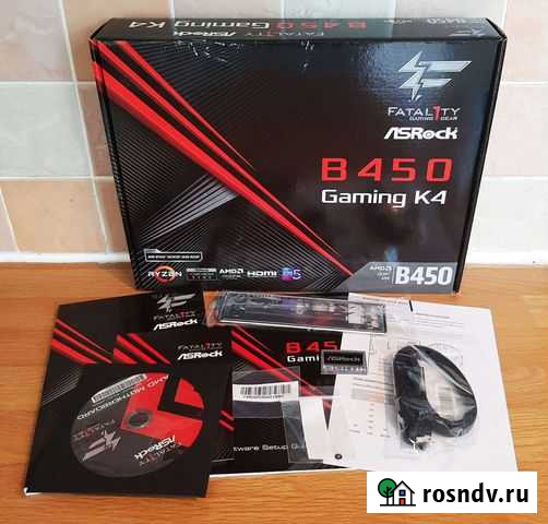 Asrock b450 gaming 4k Новосибирск - изображение 1