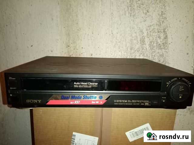 Видеомагнитофон Sony x-37 кассетный VHS Курск - изображение 1
