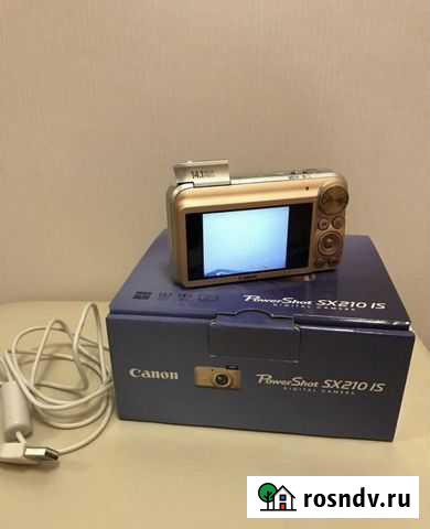 Продаю цифровой фотоаппарат Canon Powershot sx210 Астрахань - изображение 1
