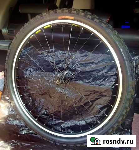 Велосипедное переднее колесо 26 дюймов 2,30 Хабаровск - изображение 1
