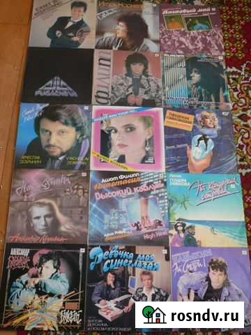 Виниловые пластинки Российская эстрада Томск - изображение 1
