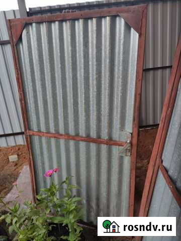 Ворота с калиткой распашные Вышний Волочек - изображение 1