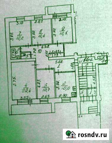 5-комнатная квартира, 100 м², 1/5 эт. на продажу в Иркутске Иркутск - изображение 1