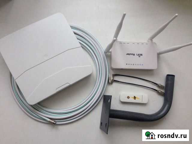 Комплект модем + роутер.+ Антена Интернет 4G Ишимбай - изображение 1